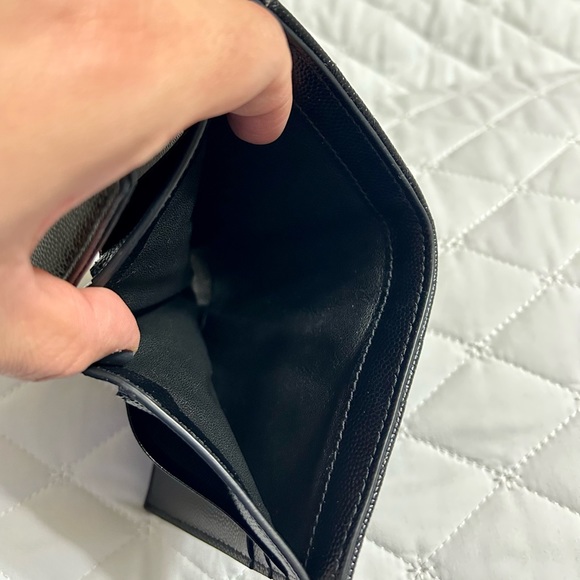 Saint Laurent Monogram Cassandre Matelasse Compact Tri Fold Wallet - Picture 7 of 12